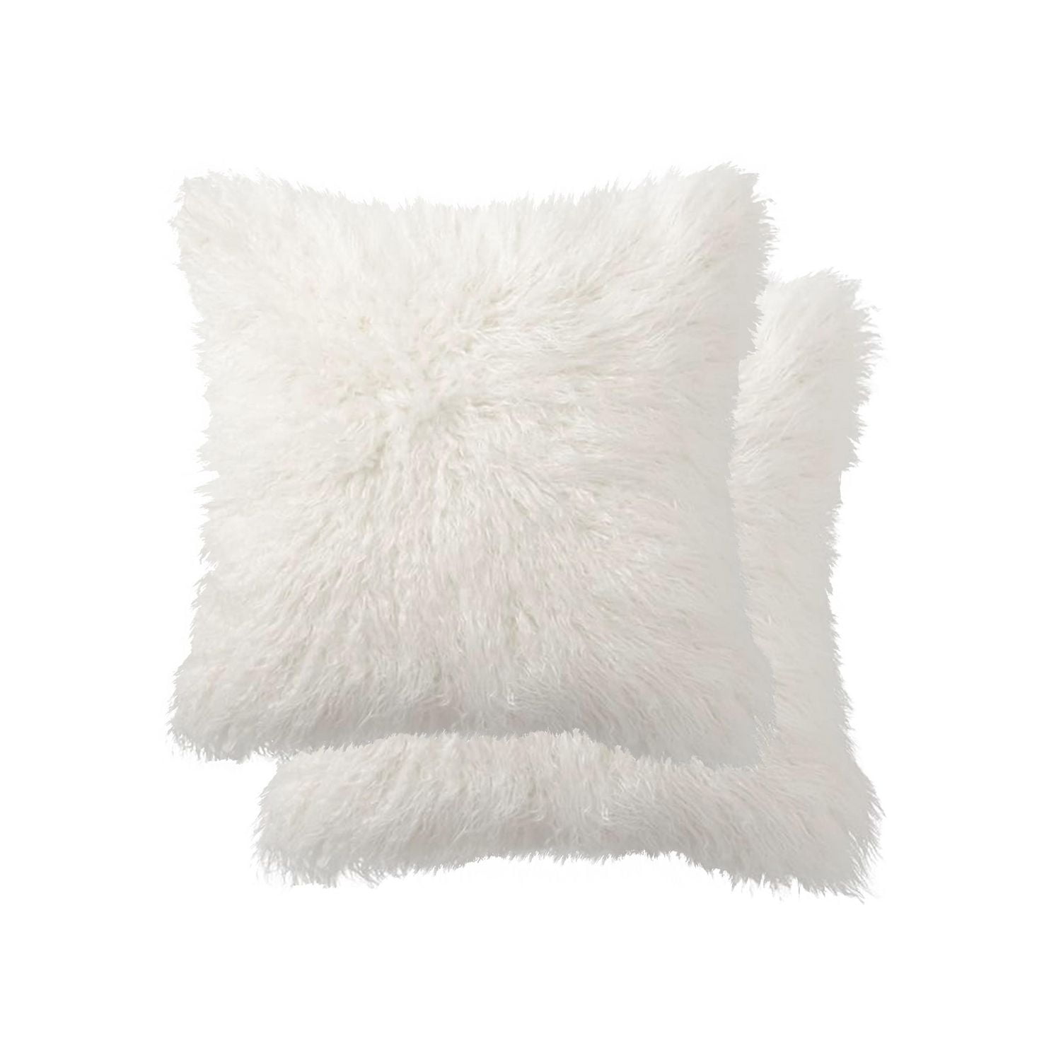 COUSSIN EN FAUSSE FOURRURE BELTON 18"X18" 2 PQT