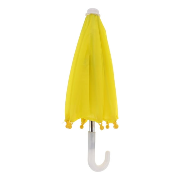Mini Umbrella Toy Umbrella Girl Toys Girls Toys Toy Umbrella Mini Plastic Yellow 23.50X23.50X22.00CM