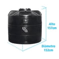 thumbnail image 2 of Tinaco Bicapa IUSA, 2500 L negro, 2 of 2