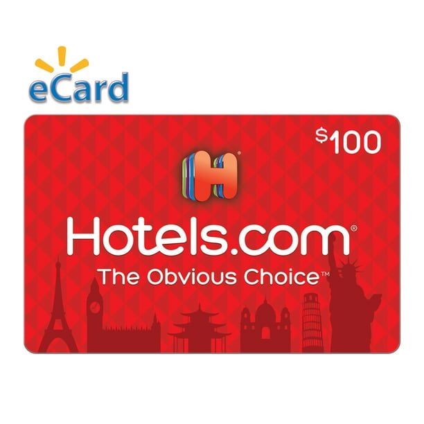 Hotels.com $100 Gift Card (email Delivery) - Walmart.com - Walmart.com