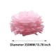 thumbnail image 5 of Pantalla de lámpara de plumas artificiales para lámpara de techo colgante con bombilla E27 Rosa claro, 5 of 6