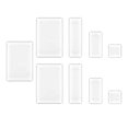 thumbnail image 4 of 9 piezas Cajón de escritorio divisor tocador Macarena Organizador de cajones, 4 of 8