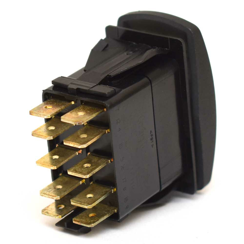 Carling Momentary Contura V Boat Rocker Switch | Bow Up Down 10 Spade