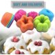 thumbnail image 5 of 24 Pack Silicone Molds, Muffin Donut Mold Non-stick Heat Resistant Oven - Microwave - Dishwasher Safe, Mini Donut Mold, 5 of 5