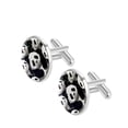 thumbnail image 2 of Panda Elegant Stainless Steel Men's Cufflinks for Business Attire, Weddings, and Special Occasions, 2 of 6