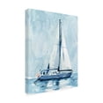 thumbnail image 2 of Emma Caroline 'Lone Sailboat II' Canvas Art, 2 of 3
