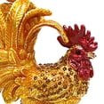 thumbnail image 4 of Figura de pollo esmaltado Yuyangstore Joyero organizador de joyas aleación Oro, 4 of 8