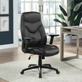 thumbnail image 2 of Executive High Back Black Bonded Leather Office Chair, 2 of 9