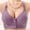 Purples, variant on Tsesme Front Closure Bras for Women Wireless Full Cup Comfy Bralette Push up Supportive Everyday Adjustable Bra