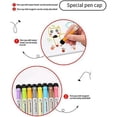 thumbnail image 5 of Whiteboard Marker, Magnetic Dry Erase Marker with Eraser, Multi-Color, Quick Dry, Easy to Remove and Clean (8 Pieces), 5 of 5