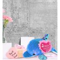 thumbnail image 6 of DolliBu Happy Mother's Day Space Sequin Plush Purple Dolphin Toy - Cute Stuffed Animal with Pink Heart Message for Best Mommy, Grandma, Wife, Daughter - Cute Sea Life Plush Toy Gift - 12" Inches, 6 of 6