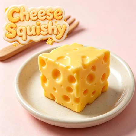 STGRGFHY Cheese Squishy,Cheese Squishy Stress,1.6-Inch,Butter Squishy Slow Rising Stress,Dumpling Squishy,Toothpaste Squishies,Red Apple Squishy,Slow Rising Squishing. yellow