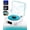 Blue, variant on Vinyl Wave Record Player Bluetooth Speaker with Ocean White Noise and Cute Retro Aesthetic Night Light