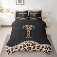 thumbnail image 2 of Castle Fairy Personalized Initial T Bedding Comforter Set,Bling Crystal King Bedding Sets, 2 of 8