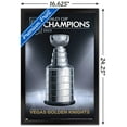 thumbnail image 3 of NHL Vegas Golden Knights - 2023 Stanley Cup Team Logo Wall Poster, 14.725" x 22.375" Framed, 3 of 6
