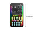 thumbnail image 3 of Voice Changer Voice Modulator I9 Voice Changer Set Multifunction Portable Mini Sound Card Mini Different Live Broadcast Voice Changer For Game Computer, 3 of 8