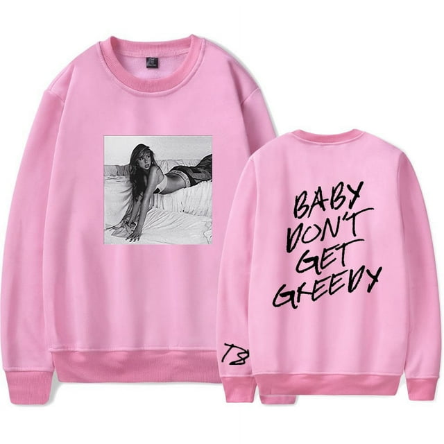Tate Mcrae Merch Nouvel Album Greedy Manches Longues Merch Sweat à Capuche Col Rond Logo Femmes/hommes Pulls à Capuche