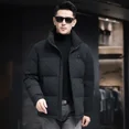 thumbnail image 5 of Chaqueta de plumón ligera con cuello alto para hombre Chaqueta de invierno de marca para hombre Abrigos de invierno 2024 con colores contrastantes para hombre, 5 of 5
