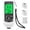 White, variant on 0-2000UM Thickness Gauge High Precise LCD Digital Automobile Film Thickness Meter Car Paint Coating Thickness Tester Three Probe Modes Three Units Switching with Multi-point and Zeroing Cali Black