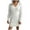White, variant on Women's Fall and Winter Fashion Dress Sweater Dress with Waist Accent and Hip Hugging Design, Cozy and Stylish for Casual Outings, Comfortable,Blue,L