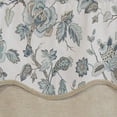 thumbnail image 4 of RLF Home Gianna Glory Valance Spa. 3" Rod Pocket, Layered, Trimmed. 50"W X 16"L, 4 of 4