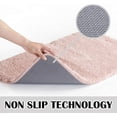 thumbnail image 3 of Bath Rug for Bathroom Non Slip Bathroom Mat (20 x 32, Dusty Pink) Water Absorbent Soft Microfiber Shaggy Bathroom Rug Machine Washable Bath Mat for Bathroom Thick Plush Shower Mat, 3 of 6