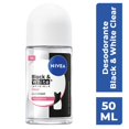 thumbnail image 2 of Antitranspirante NIVEA Black & White invisible black & white clear roll on 50 ml, 2 of 8