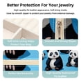thumbnail image 3 of Panda Travel Portable Square Jewelry Stand - Earring Organizer, Earring Holder, and Jewelry Box - Suitable for Girls and Women, 3 of 6