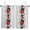 Texturedeb0921, variant on Deep Red Gray Ombre Window Short Curtains 54 Inch Length, Christmas Red Gradient Rod Pocket Kitchen Window Treatments Drapes for Bedroom, Cafe, Living Room, 2 Panels, 42 W x 54 L
