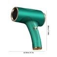 thumbnail image 2 of Secador de pelo Secador de pelo portátil Secador de pelo anión inalámbrico de 2 velocidades para viajes (verde EE. UU.), 2 of 3