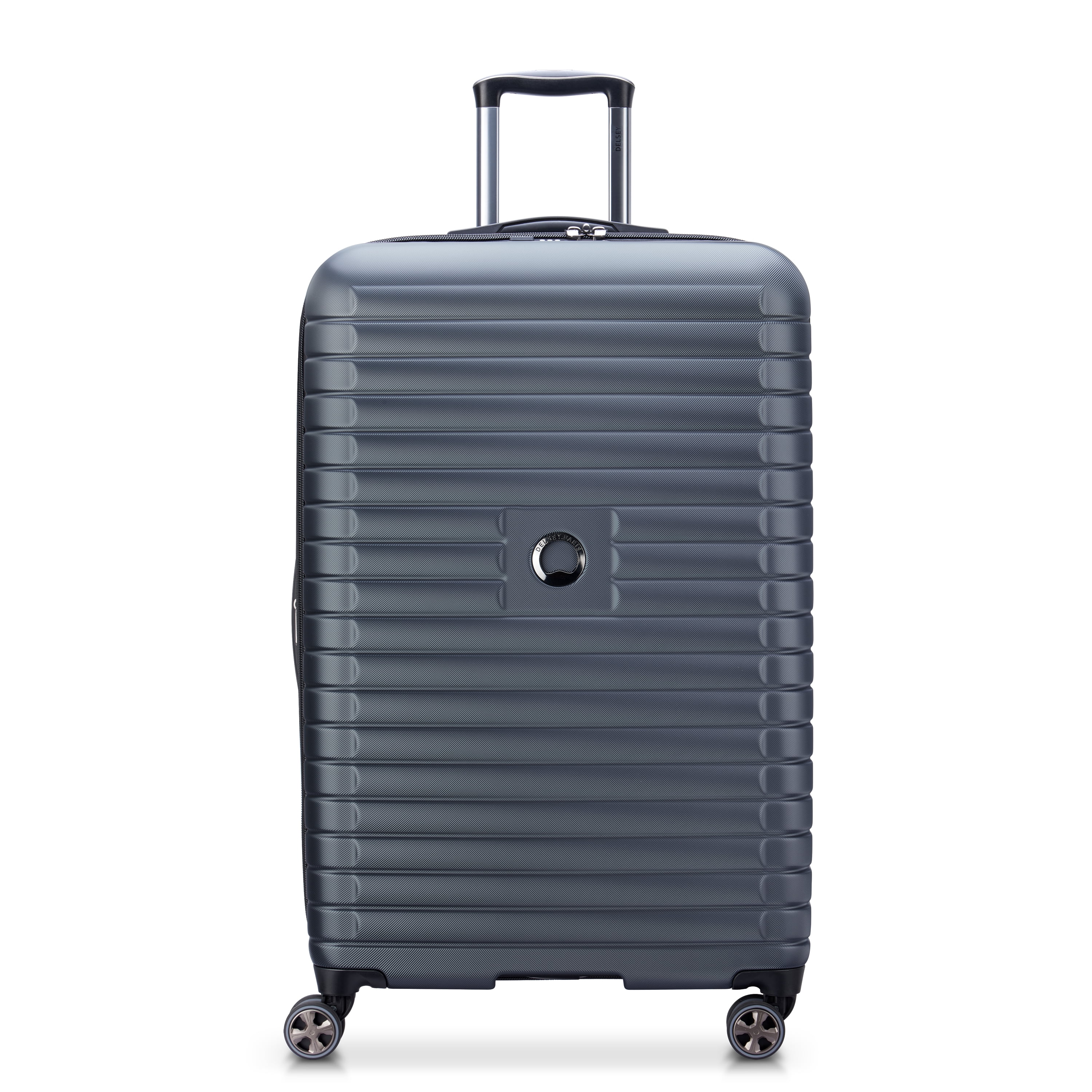 DELSEY PARIS Cruise 3.0 Large Checked Hardside Expandable Spinner Luggage, Graphite