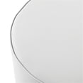 thumbnail image 6 of Posh Living Suchada Faux Leather Round Cocktail Ottoman in White/Gold, 6 of 7