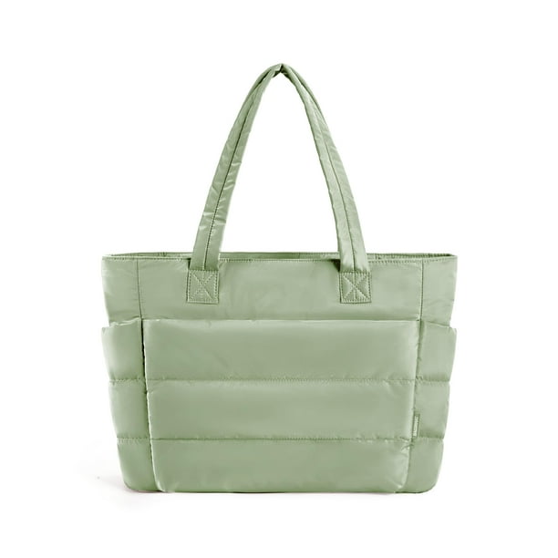 Bolso de mano BAGSMART, ligero y acolchado, con compartimentos para mujer