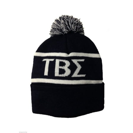 Beta Sigma Sorority - Tau Beta Sigma Knit Beanie Pom Winter Hat