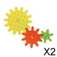 thumbnail image 1 of Paquete de 2-4 engranajes de tablero ocupado para niños, accesorios de bricolaje, Material, habilidades básicas para niños 2 piezas, 1 of 8