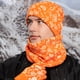 thumbnail image 4 of Gorro de invierno, bufanda, guantes, gorro de punto para nieve, gorro de calavera, manoplas con pantalla táctil, bufandas circulares para mujer, 4 of 5