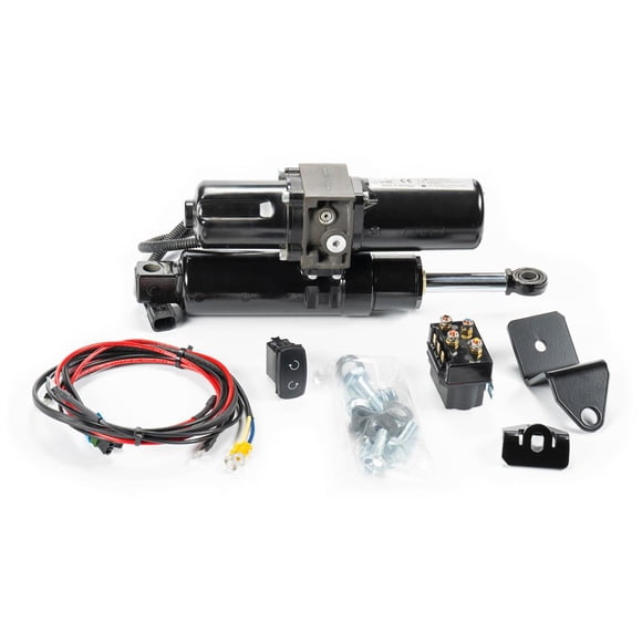 Warn Snow Plow Hydraulic Cylinder 103840 Provantage II; Power Pivot For ProVantage II UTV Pushtubes; For Blade Angling; 20-1/2 Inch Length; Single; With Mounting Hardware And Wiring Harness