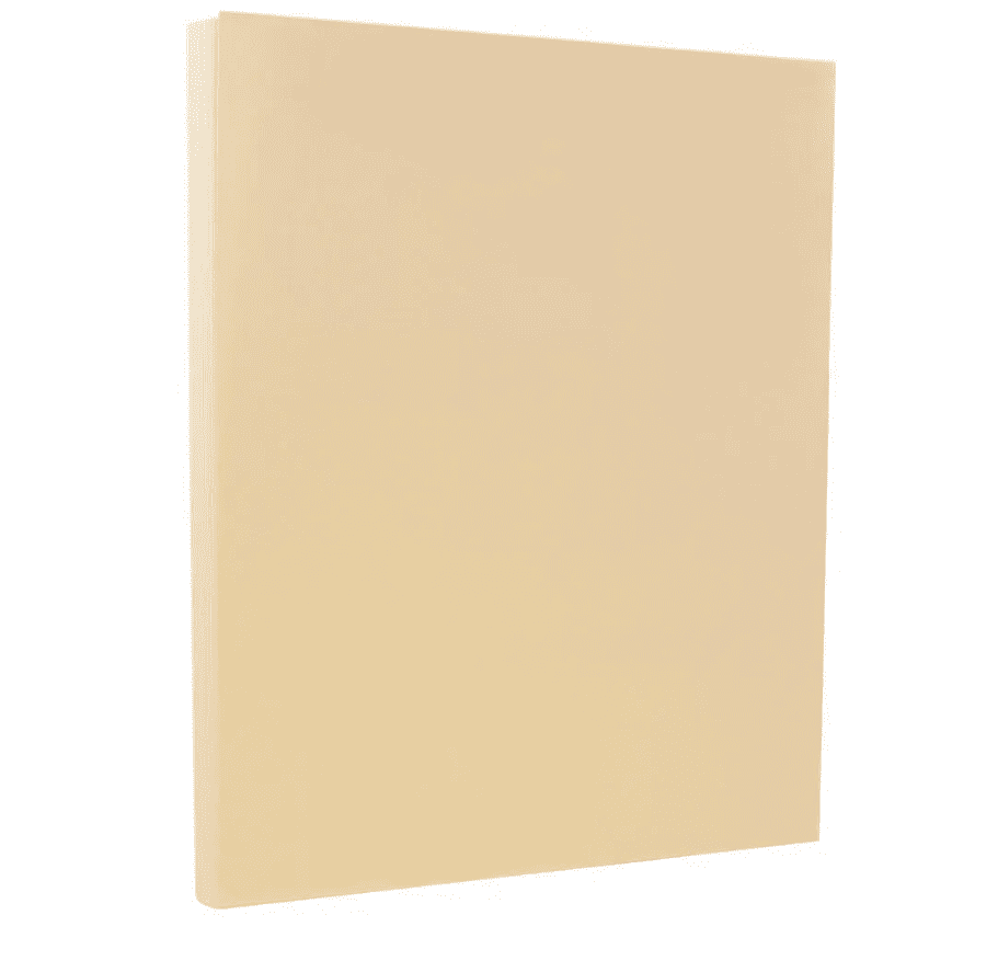 JAM Paper Vellum Bristol, 8 1/2 x 11, Ivory, 67lb, 2 packs of 50