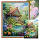 thumbnail image 1 of Hilo Algodón Ecológico Bordado Punto Cruz Impreso 14CT Paisaje Cabaña 55x70cm, 1 of 9