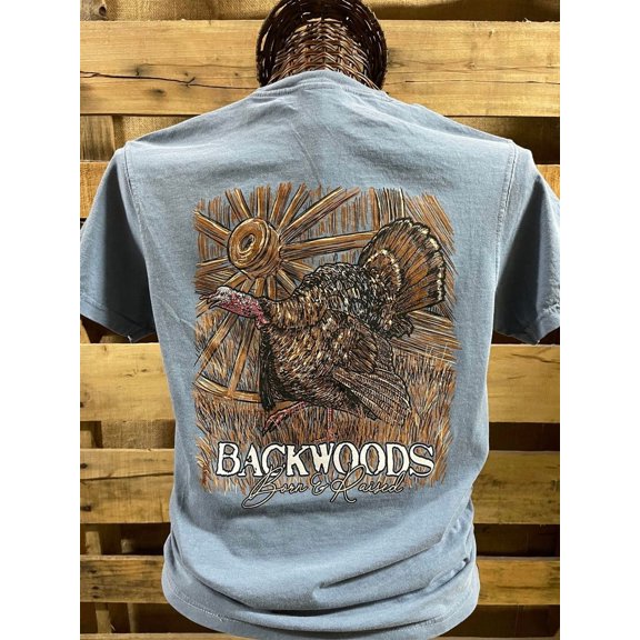 Backwoods Born & Raised Turkey Country Bright Unisex T Shirt