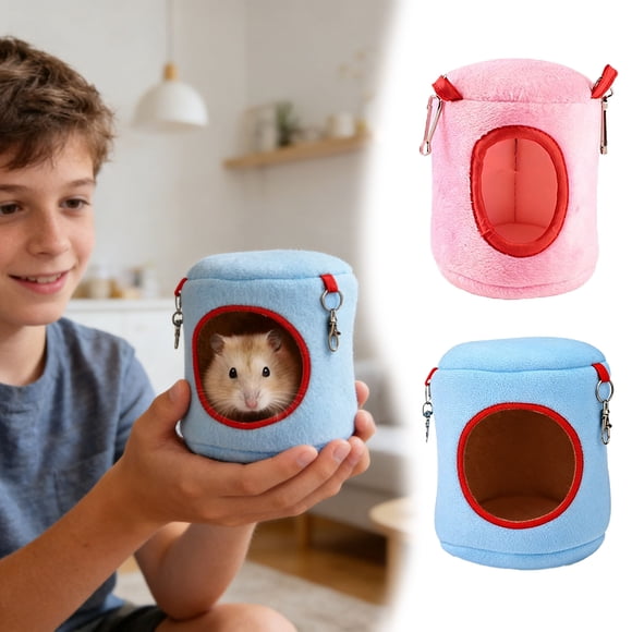 Tong Lit pour Chat Furet Animal Cage Hamster Lapin Lits pour Intérieur Furet Lapin Lit Chat Bleu Design Pratique
