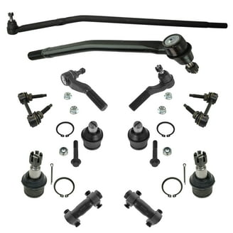 10 Pcs Suspension Part Kits Control Arm Ball Joint Tie Rod End Pitman