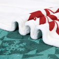 thumbnail image 3 of AISENIN Christmas Throw Blanket, Santa Merry Christmas Blanket for Couch, Sofa, Bed, 300GSM Soft Cozy Cute Funny Cartoon Blanket Gift for Christmas Decor, 3 of 5