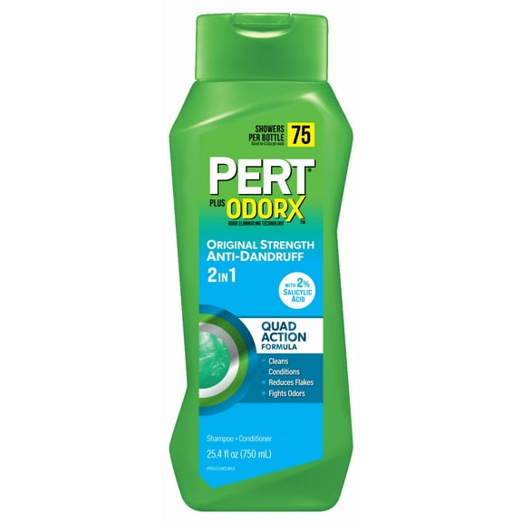 Pert Advanced Anti-Dandruff Relief 2-in-1 Shampoo Plus Conditioner, 25.4 fl oz