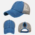 thumbnail image 2 of Outfmvch Baseball Cap Running Hat Womens Trucker Hat Women Hats Baseball Hats for Women Trucker Hats Women Blue One Size, 2 of 4