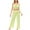 00 # Green, variant on REORIAFEE Women Sweatsuit Loungewear Sets Disco Outfits Women's Fashion Sexy Summer Casual Sleeveless V Neck Blouses Trousers Two Piece Set Sky Blue M