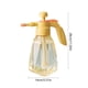 thumbnail image 3 of Botella De Spray De Plástico Regadera neumática de 1,5 L con pulverizador de alta presión para jardinería y cuidado de plantas (1 unidad, color amarillo) Rkxzt, 3 of 6