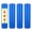 Blue, variant on PSBM Cast Machine Stretch Wrap 30 Inch x 5000 Feet 1 Roll 80 Gauge Opaque White Plastic Shrink Film for Packing