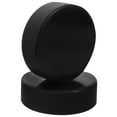 thumbnail image 4 of FESTFENDS 2Pcs Lightweight Black Ice Hockey Pucks with Low Friction Glide for Smooth Surface Practice, 4 of 8