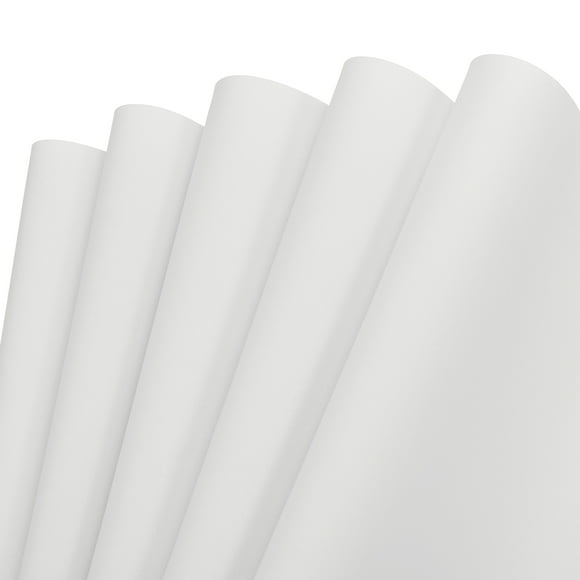 5Pcs EVA Foam Sheets White 19.7 Inch x 17.7 Inch 0.8mm Thick Crafts Foam Sheets